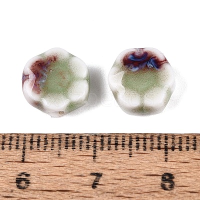 Vintage Handmade Porcelain Beads PORC-N013-25-14-1