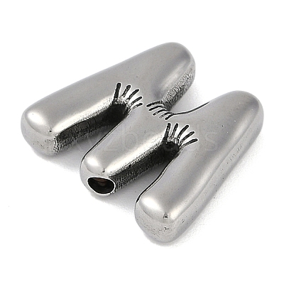 Anti-Tarnish 304 Stainless Steel Pendants STAS-K256-25W-P-1