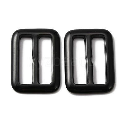 Rectangle Resin Buckle Clasps FIND-WH0129-33B-1