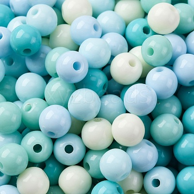 Opaque Acrylic Beads SACR-Q004-01C-1