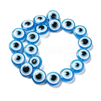 Resin Imitation Lampwork Beads Strands RESI-F032-01H-1