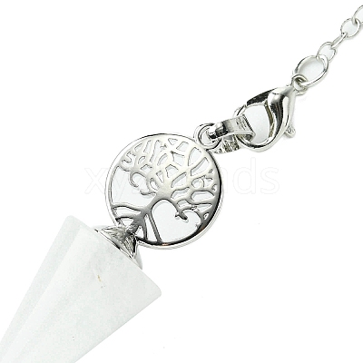 Natural Quartz Crystal Cone Dowsing Pendulum Big Pendants G-C114-02P-21-1
