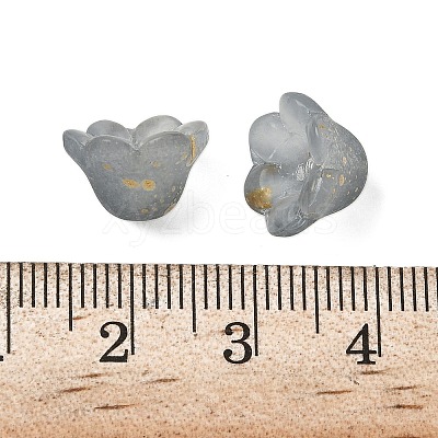Frosted Glass Bead Cap FGLA-C001-01I-1
