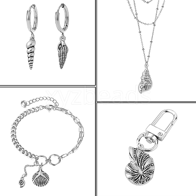 50Pcs 10 Style Tibetan Style Alloy Pendants TIBEP-CJ0003-46-1