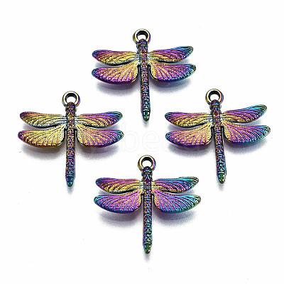 Rainbow Color Alloy Pendants PALLOY-S180-051-RS-1