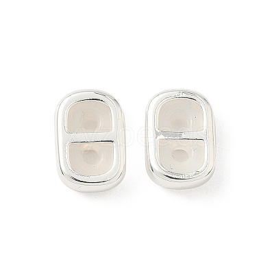 Brass Silicone Slide Charms KK-C099-06A-S-1