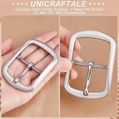 304 Stainless Steel Roller Buckles DIY-WH0304-353-1