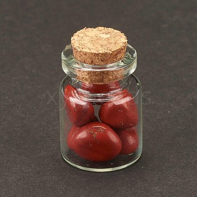 Transparent Glass Wishing Bottle Decoration DJEW-A001-01B-09-1
