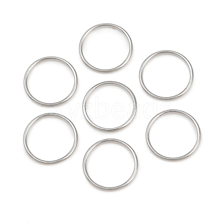 304 Stainless Steel Closed Jump Rings STAS-G393-06P-10-1