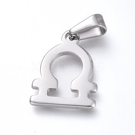 Non-Tarnish 304 Stainless Steel Pendants STAS-L210-06A-P-01-1