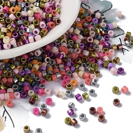 Baking Paint Glass Seed Beads SEED-S042-05A-13-1