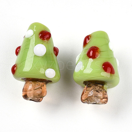 Handmade Lampwork Bumpy Beads LAMP-T022-02A-05-1