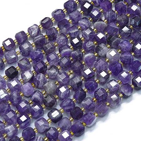 Natural Amethyst Beads Strands G-K389-A09-01-1