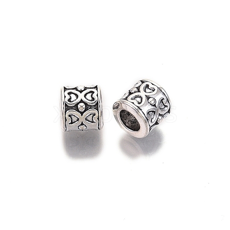 Tibetan Style Alloy European Beads TIBE-S314-95AS-RS-1