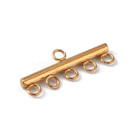 201 Stainless Steel Chandelier Component Links STAS-WH0043-06D-G-1-1