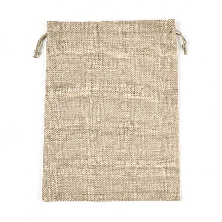 Burlap Packing Pouches Drawstring Bags ABAG-Q050-17x23-01-1