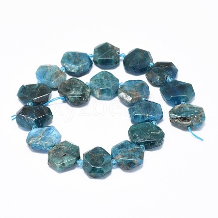 Natural Apatite Beads Strands G-F632-38-1