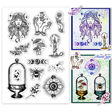 Custom PVC Plastic Clear Stamps DIY-WH0448-0396-1