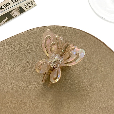 Butterfly Acrylic Claw Hair Clips PW-WG3C511-04-1