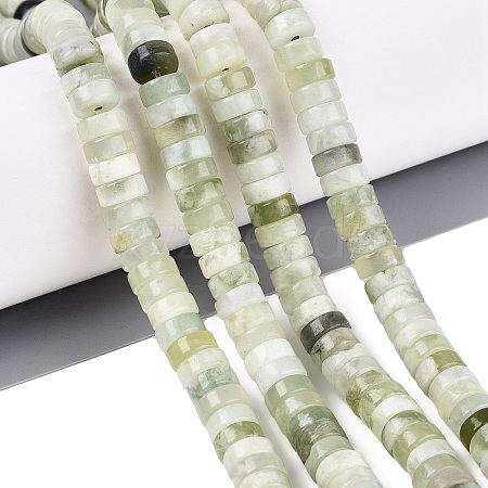 Natural Xiuyan Jade Beads Strands G-N367-03A-04-1
