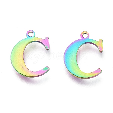Ion Plating(IP) 304 Stainless Steel Charms STAS-H112-C-M-1