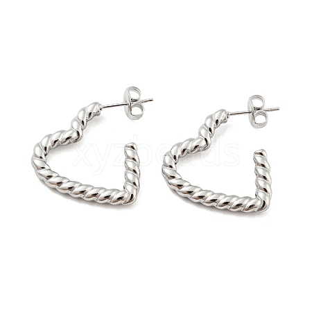 Non-Tarnish 304 Stainless Steel Stud Earring EJEW-C067-14P-1