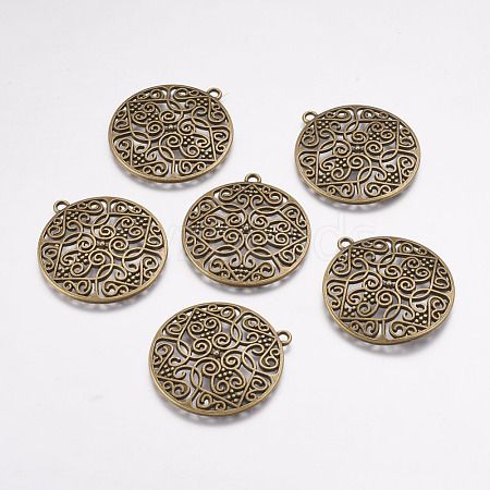 Alloy Pendants PALLOY-ZN33091-AB-FF-1