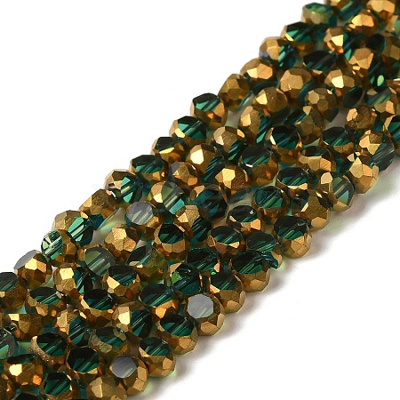 Electroplate Glass Beads Strands EGLA-P061-01B-06-1