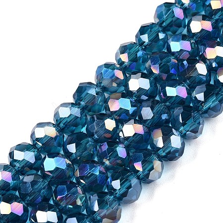 Electroplate Glass Beads Strands LS-EGLA-A044-T6mm-B27-1