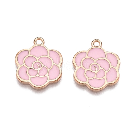 Alloy Enamel Pendants ENAM-T020-36B-1