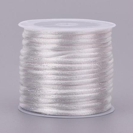 Nylon Satin Rattail Cords NWIR-L006-2mm-01-1