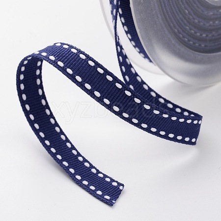 Grosgrain Polyester Ribbons for Gift Packings SRIB-I001-009-371W-1