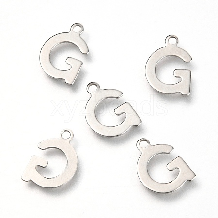 Non-Tarnish 201 Stainless Steel Charms STAS-C021-06P-G-1