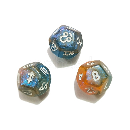 Acrylic Polyhedral Dice PW-WG8E553-15-1