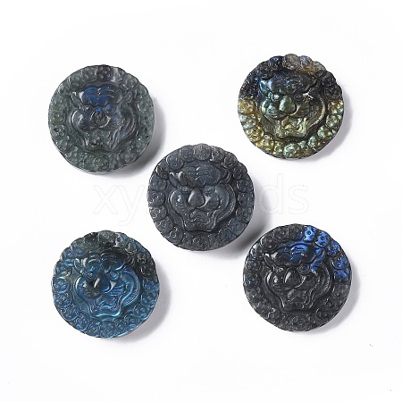 Natural Labradorite Cabochons G-G985-08-1