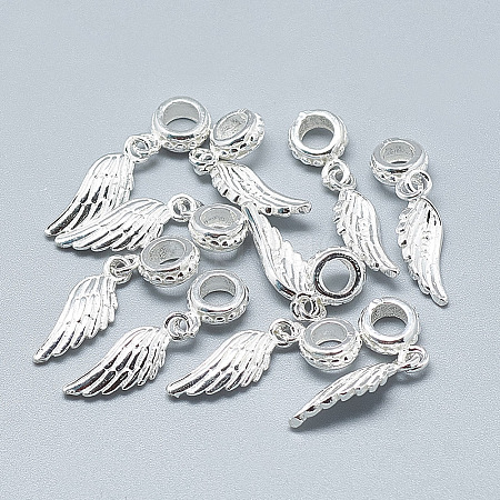 925 Sterling Silver European Dangle Charms STER-T002-67S-1