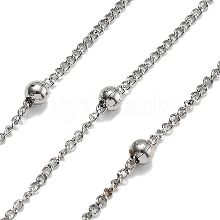 Tarnish Resistant 304 Stainless Steel Twisted Chains/Curb Chains CHS-H024-01P-B-1