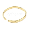 304 Stainless Steel Faceted Ring Hinged Bangles for Women BJEW-C071-16G-4