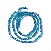 Electroplate Glass Beads Strands LS-EGLA-R048-2mm-17-3