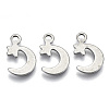 Non-Tarnish 201 Stainless Steel Charms STAS-R116-041B-1