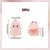 30Pcs Opaque Acrylic Beads MACR-SC0001-60C-2