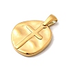 304 Stainless Steel Pendants STAS-B094-24G-2
