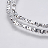 Electroplate Non-magnetic Synthetic Hematite Bead Strands G-K237-08G-2