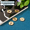 Real 14K Gold Plated Brass Connector Charms KK-TAC0017-04G-05-6