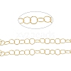 Ion Plating(IP) 304 Stainless Steel Ring Rolo Chains STAS-D084-34G-2