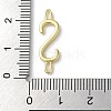 Rack Plating Brass Connector Charms KK-P245-07G-S-3