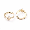 Brass Cuff Earrings EJEW-L234-004G-2