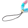 Handmade Polymer Clay Beaded Mobile Strap HJEW-JM00513-4