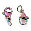 Ion Plating(IP) 304 Stainless Steel Lobster Claw Clasps LS-STAS-G240-01D-C-3