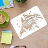 Large Plastic Reusable Drawing Painting Stencils Templates DIY-WH0202-069-3